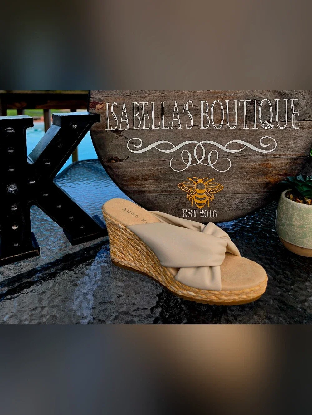Anne Klein Weslie Espadrille Wedge Sandals